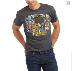 Super Mario Periodic Table Tee